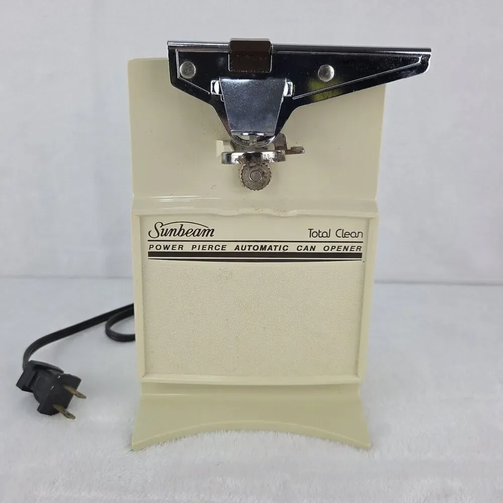 Vintage Sunbeam Total Clean Power Pierce Can Opener Cat No 05206 Tested Works
